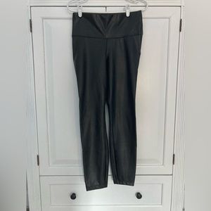 WHBM Vegan Leather Leggings Size 8